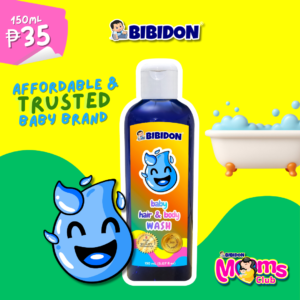 BIBIDON 150ML Baby Hair & Body WASH