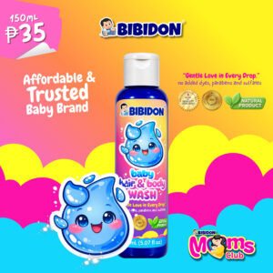 BIBIDON 150ML Baby Hair & Body WASH